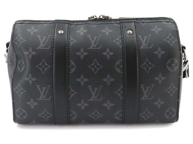 Louis Vuitton Monogram Eclipse Reverse City Keepall Shoulder Handbag - view 2