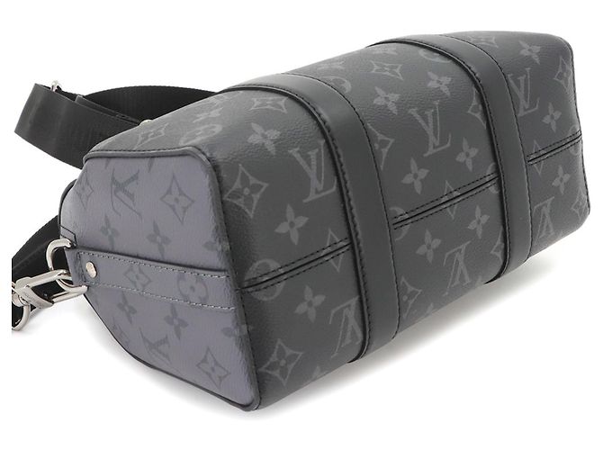 Louis Vuitton Monogram Eclipse Reverse City Keepall Shoulder Handbag - view 4