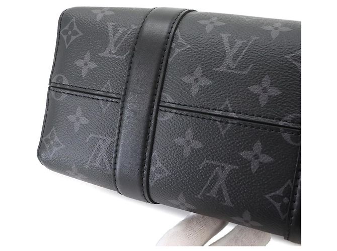 Louis Vuitton Monogram Eclipse Reverse City Keepall Shoulder Handbag - view 8