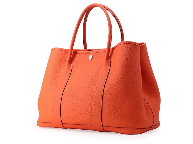 Hermès Bolso Tote Hermes Garden PM Naranja - vista 2