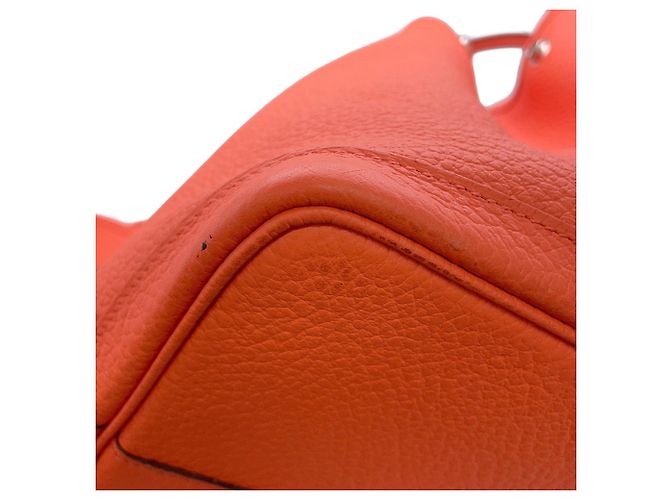 Hermès Bolso Tote Hermes Garden PM Naranja - vista 6