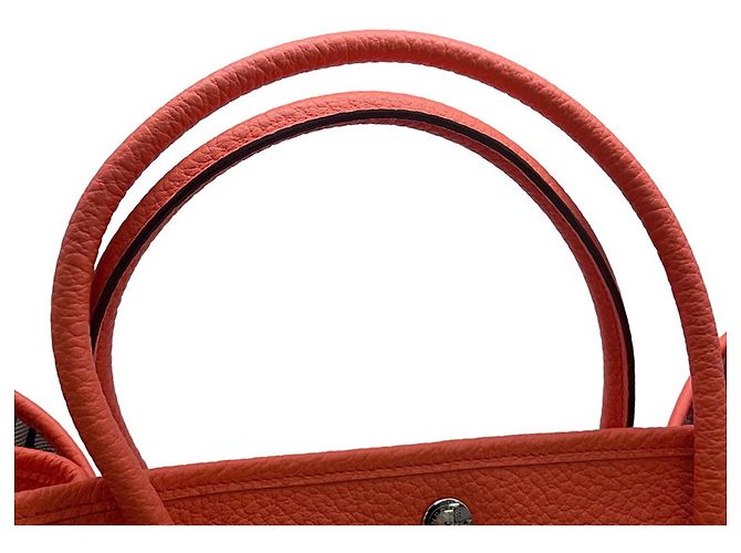 Hermès Bolso Tote Hermes Garden PM Naranja - vista 9