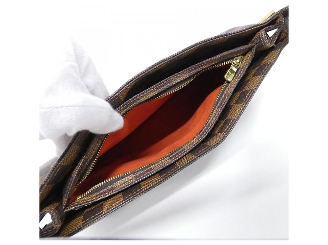 Borsa a tracolla Louis Vuitton Damier Aubagne Damier ebene - vista 6