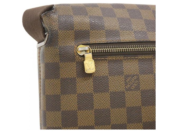 Louis Vuitton Damier Brooklyn MM Shoulder Bag Damier ebene - view 5
