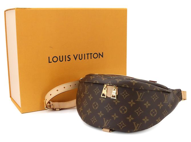 Bumbag Borsello a vita Louis Vuitton Monogram Marrone Monogramma - vista 2