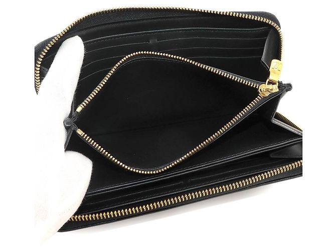 Cartera Louis Vuitton Monogram Coussin Zippy Negro - vista 6