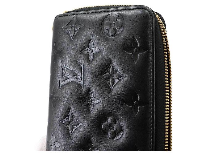 Cartera Louis Vuitton Monogram Coussin Zippy Negro - vista 9