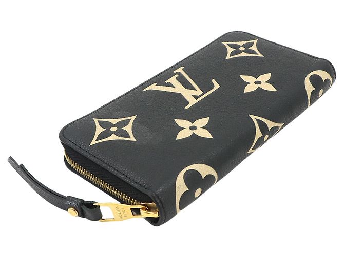 Portafoglio Zippy Louis Vuitton Bicolor Monogram Empreinte Nero Multicolore Beige - vista 3