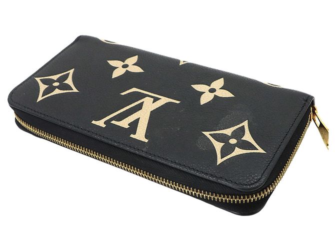 Portafoglio Zippy Louis Vuitton Bicolor Monogram Empreinte Nero Multicolore Beige - vista 4