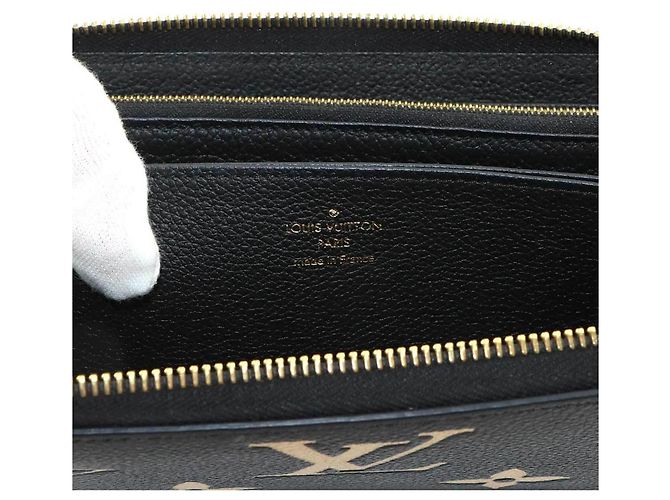 Portafoglio Zippy Louis Vuitton Bicolor Monogram Empreinte Nero Multicolore Beige - vista 7