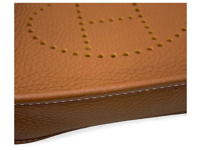Hermès Bolsa de Ombro Hermes Evelyne TPM Dourado - vista 6