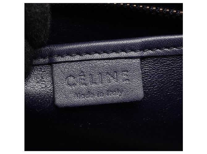 Céline Celine Luggage Nano Shopper 2-Way Handtasche Marineblau - Ansicht 4