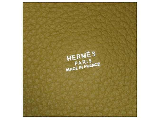 Hermès Borsa Hermes Picotin GM Verde - vista 4