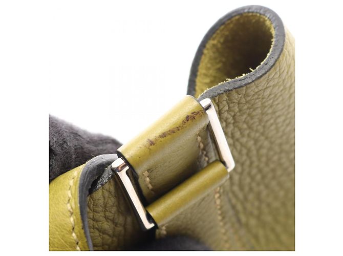 Hermès Borsa Hermes Picotin GM Verde - vista 6