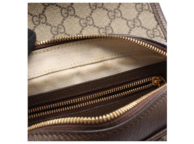 Gucci Ophidia Small GG Supreme Schultertasche Braun Beige - Ansicht 5