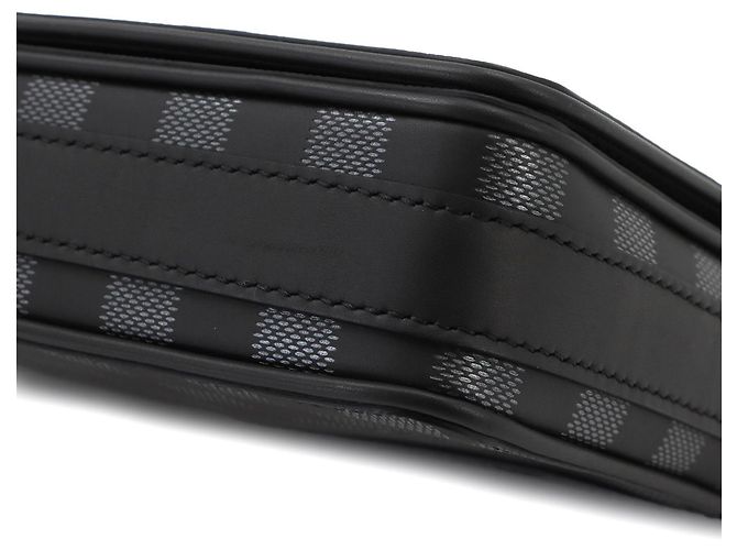 Sac Messenger Louis Vuitton Damier Infini Noir Argenté Damier ebène - vue 8