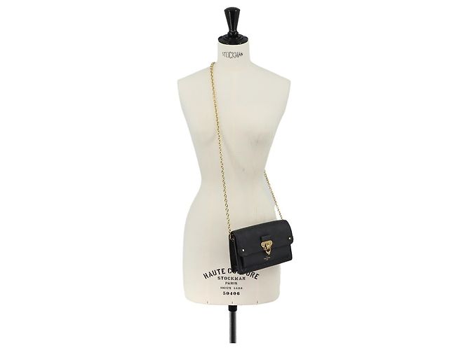 Louis Vuitton Monogram Empreinte Portefeuille Vavin Chain Wallet Negro - vista 10