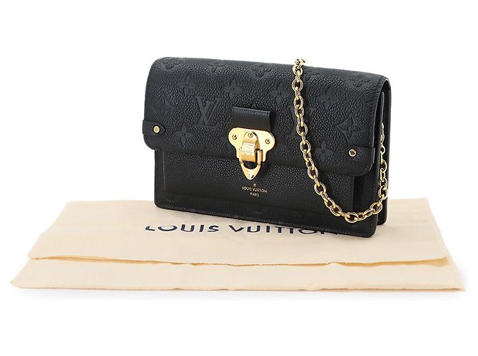 Louis Vuitton Monogram Empreinte Portefeuille Vavin Chain Wallet Negro - vista 2