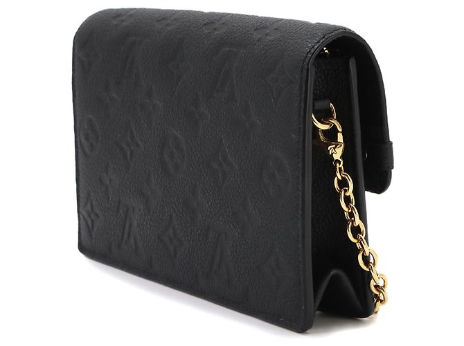 Louis Vuitton Monogram Empreinte Portefeuille Vavin Chain Wallet Negro - vista 4