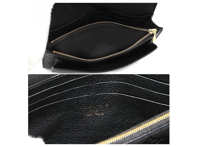 Louis Vuitton Monogram Empreinte Portefeuille Vavin Chain Wallet Negro - vista 9