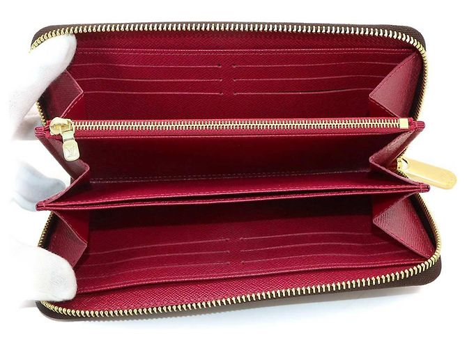 Louis Vuitton Monogram Zippy Wallet Fuschia - view 6