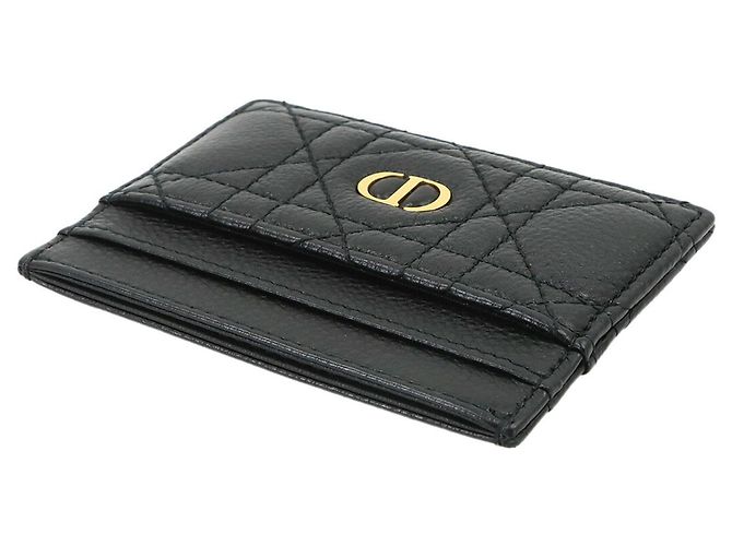 Tarjetero Christian Dior Caro Freesia Negro - vista 4