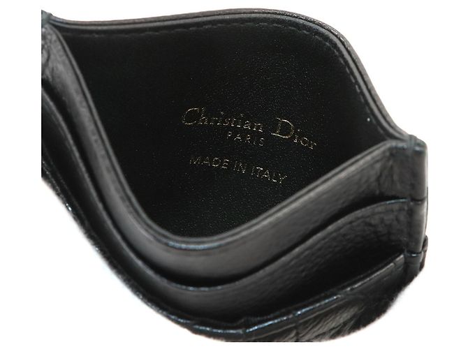 Tarjetero Christian Dior Caro Freesia Negro - vista 7