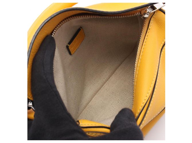Sac à main 2-Way Loewe Puzzle Bag Mini Jaune - vue 3