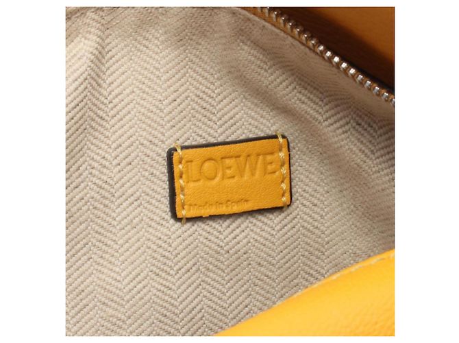 Sac à main 2-Way Loewe Puzzle Bag Mini Jaune - vue 4