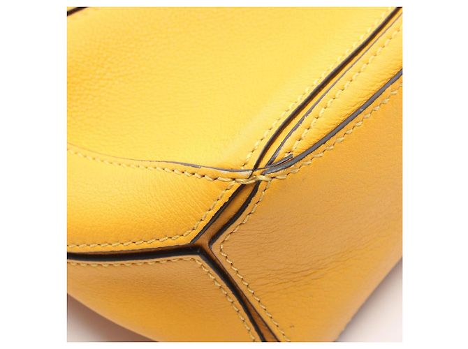 Sac à main 2-Way Loewe Puzzle Bag Mini Jaune - vue 6