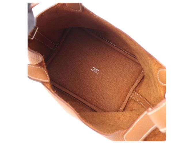 Hermès Bolsa Hermes Picotin Lock PM em Brown Marrom - vista 3