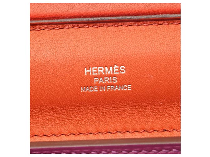 Hermès Sac à main Hermes 24 Vanquatre 21 Mini Capucines Orange Violet - vue 4