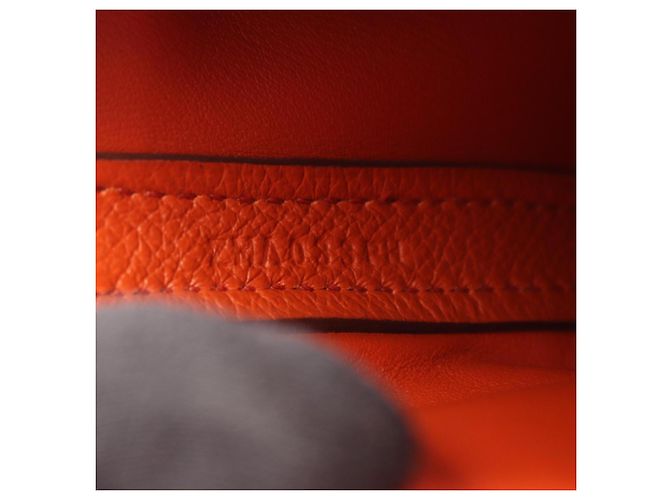 Hermès Sac à main Hermes 24 Vanquatre 21 Mini Capucines Orange Violet - vue 5
