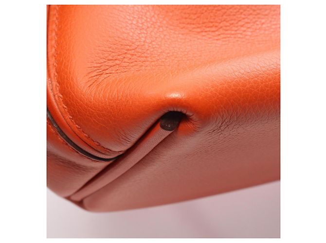 Hermès Sac à main Hermes 24 Vanquatre 21 Mini Capucines Orange Violet - vue 7