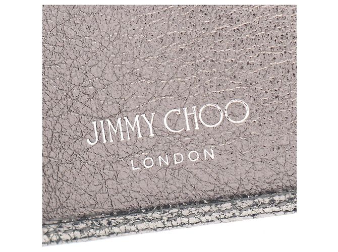 Jimmy Choo NEMO Star Studded Tri-fold Geldbörse Silber - Ansicht 5