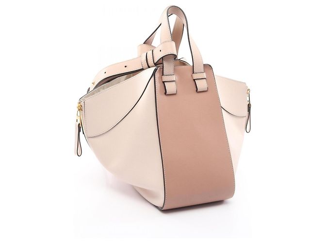 Borsa a mano in pelle 2-Way Loewe Hammock Small Rosa - vista 2