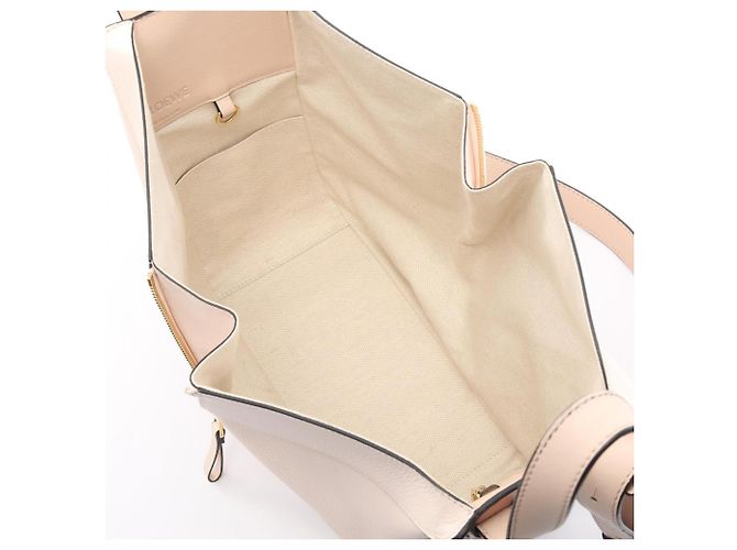 Borsa a mano in pelle 2-Way Loewe Hammock Small Rosa - vista 3