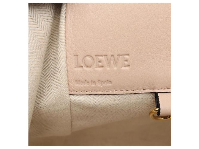 Borsa a mano in pelle 2-Way Loewe Hammock Small Rosa - vista 4