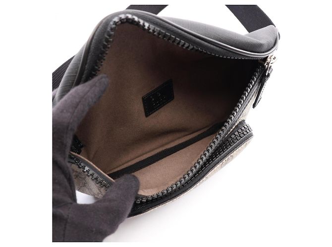Borsello cintura Gucci GG Supreme Nero Beige - vista 3