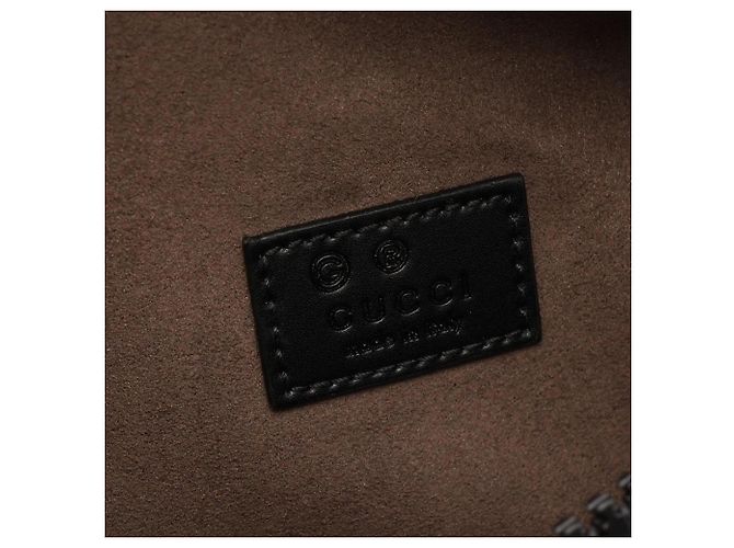 Borsello cintura Gucci GG Supreme Nero Beige - vista 4
