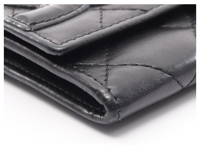 Portafoglio bi-fold Chanel Cambon Line Nero - vista 13
