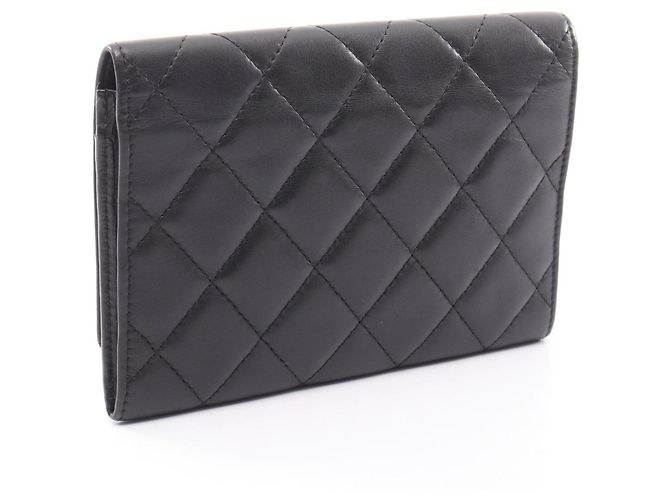 Portafoglio bi-fold Chanel Cambon Line Nero - vista 2