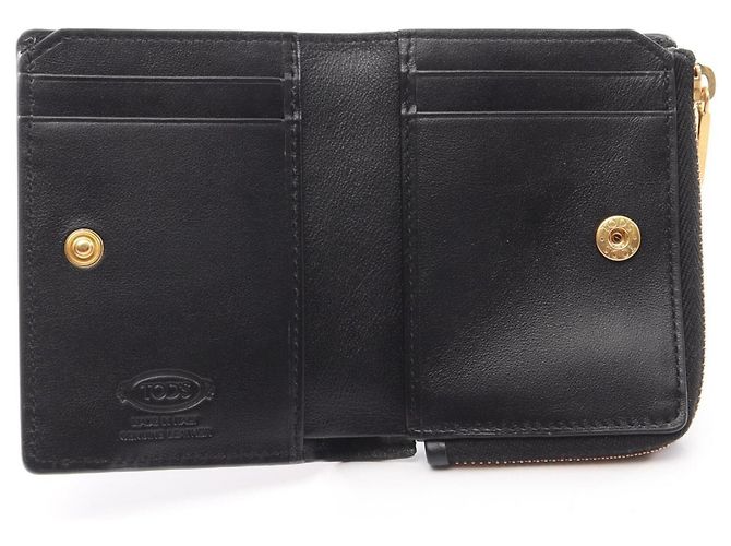 Tod's T-Timeless Bi-Fold Wallet Black - view 3