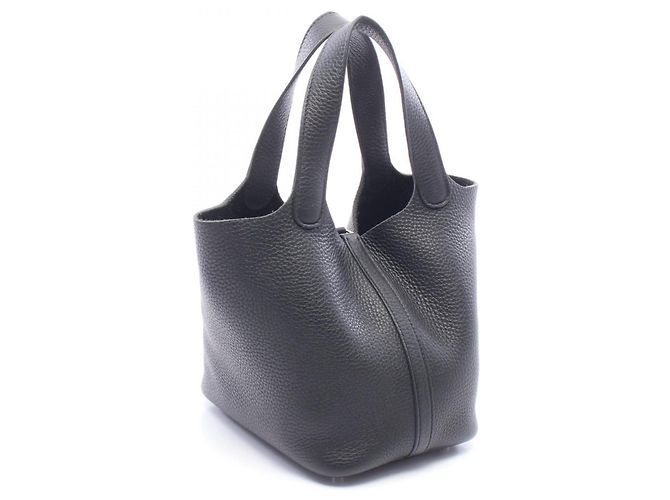 Hermès Sac à main Hermes Picotin Lock PM Noir - vue 2