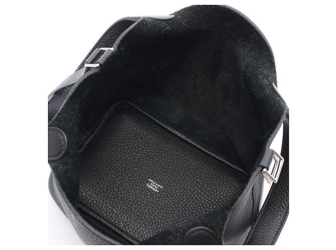 Hermès Sac à main Hermes Picotin Lock PM Noir - vue 3