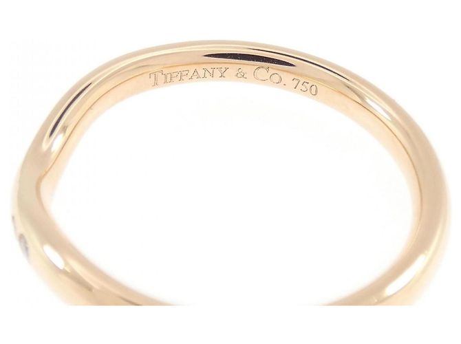 Autre Marque Anello Fascia Curva Tiffany & Co. in Oro Rosa 18K - vista 4