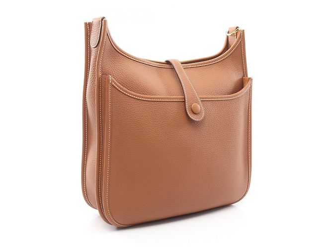 Hermès Hermes Evelyne 3 Trois PM Gold Schultertasche Braun - Ansicht 2