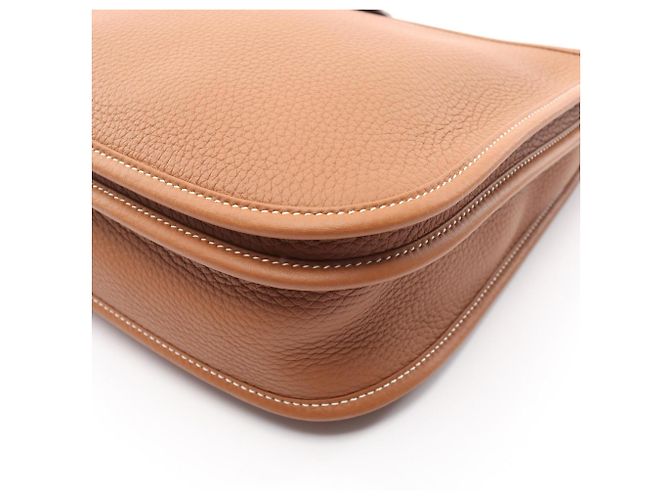 Hermès Hermes Evelyne 3 Trois PM Gold Schultertasche Braun - Ansicht 6