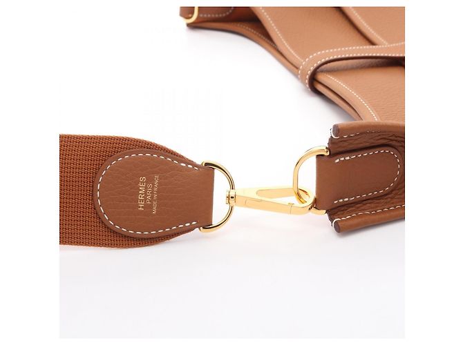 Hermès Hermes Evelyne 3 Trois PM Gold Schultertasche Braun - Ansicht 8