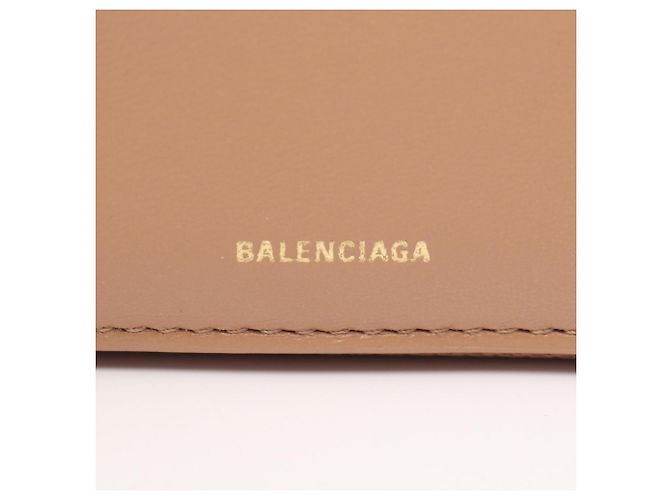 Balenciaga Envelope Tri-fold Geldbörse Beige - Ansicht 4